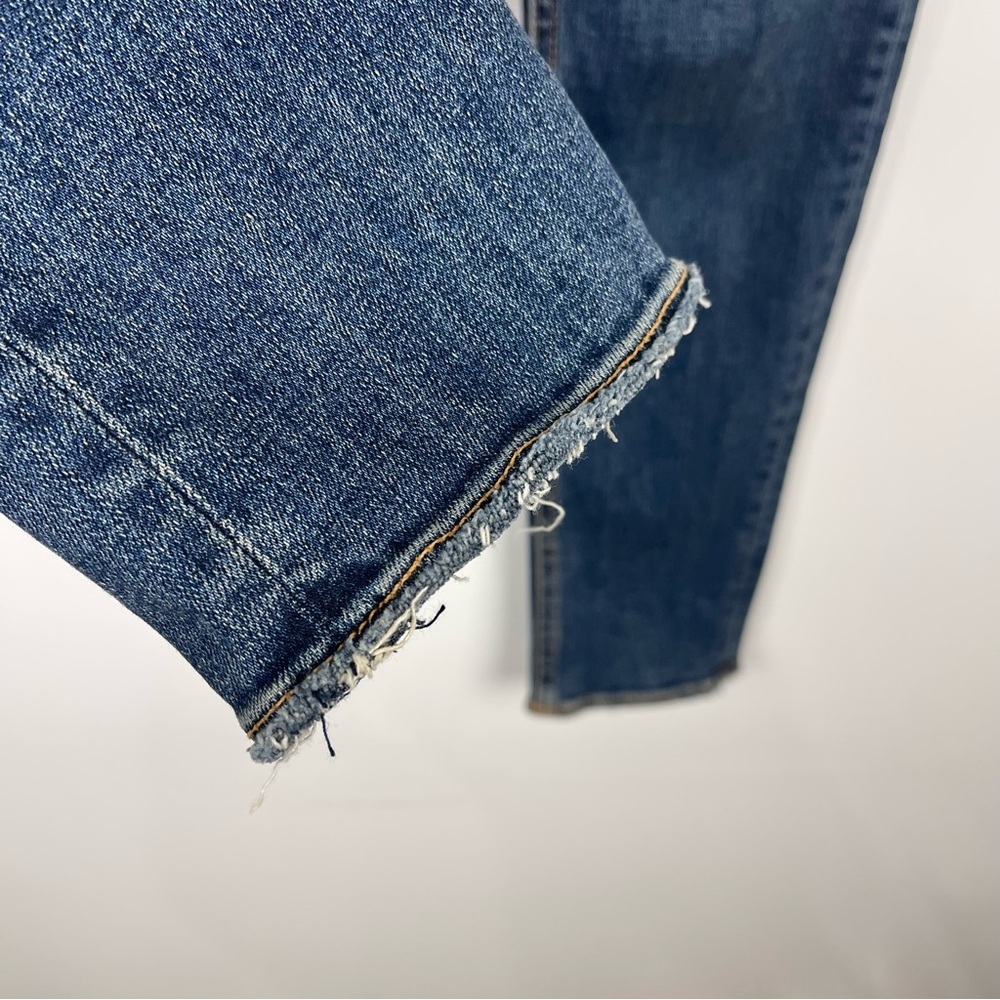 Rag & Bone La Paz Skinny Jeans Distressed Women's Size 26 Dark Wash Blue Casual - Picture 7 of 9